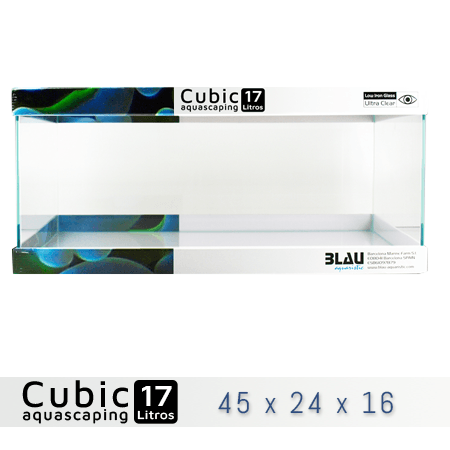 BLAU CUBIC AQUASCAPING 17 LITROS SHALLOW