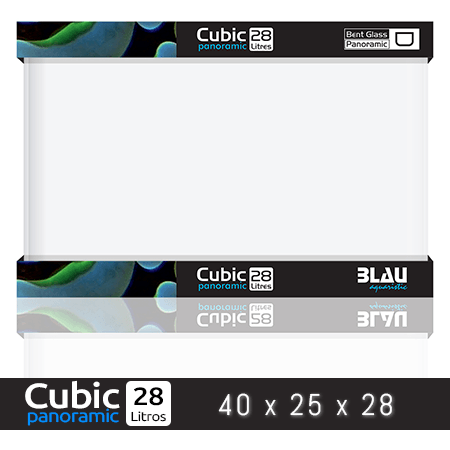 BLAU CUBIC PANORAMIC 28 LITROS