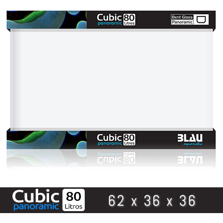 BLAU CUBIC PANORAMIC 80 LITROS