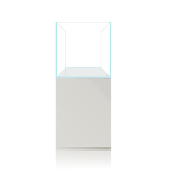 MUEBLE BLAU GRAN CUBIC STAND 6262 HD CORE BLANCO/NEGRO