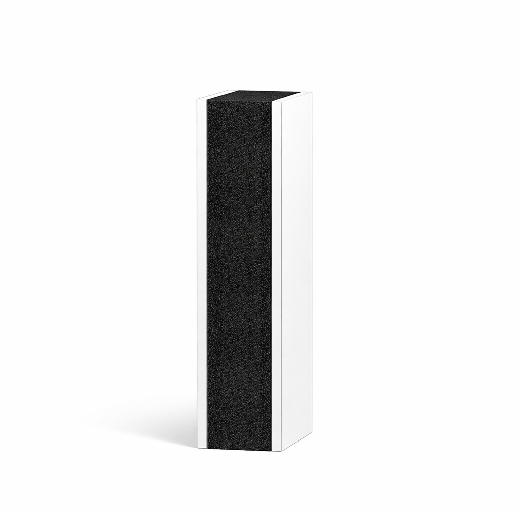 MUEBLE BLAU GRAN CUBIC STAND 6262 HD CORE BLANCO/NEGRO - Imagen 3