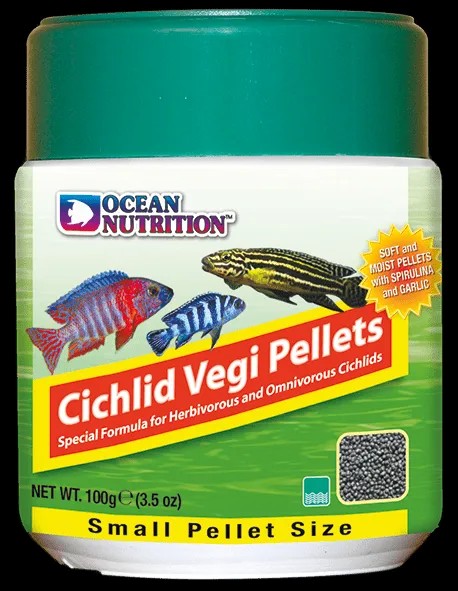 Ocean Nutrition Cichlid Vegi Pellets - Dieta Especifica para Cíclidos Herbívoros