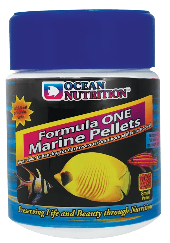 Ocean Nutrition Formula One Marina Pellets Small - Alimento para Peces Tropicales Marinos Carnívoros en Pellets