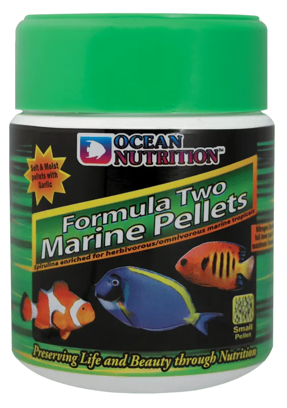 Ocean Nutrition Formula Two Marina Pellets - Alimento para Peces Tropicales Marinos Herbivoros en Pellets
