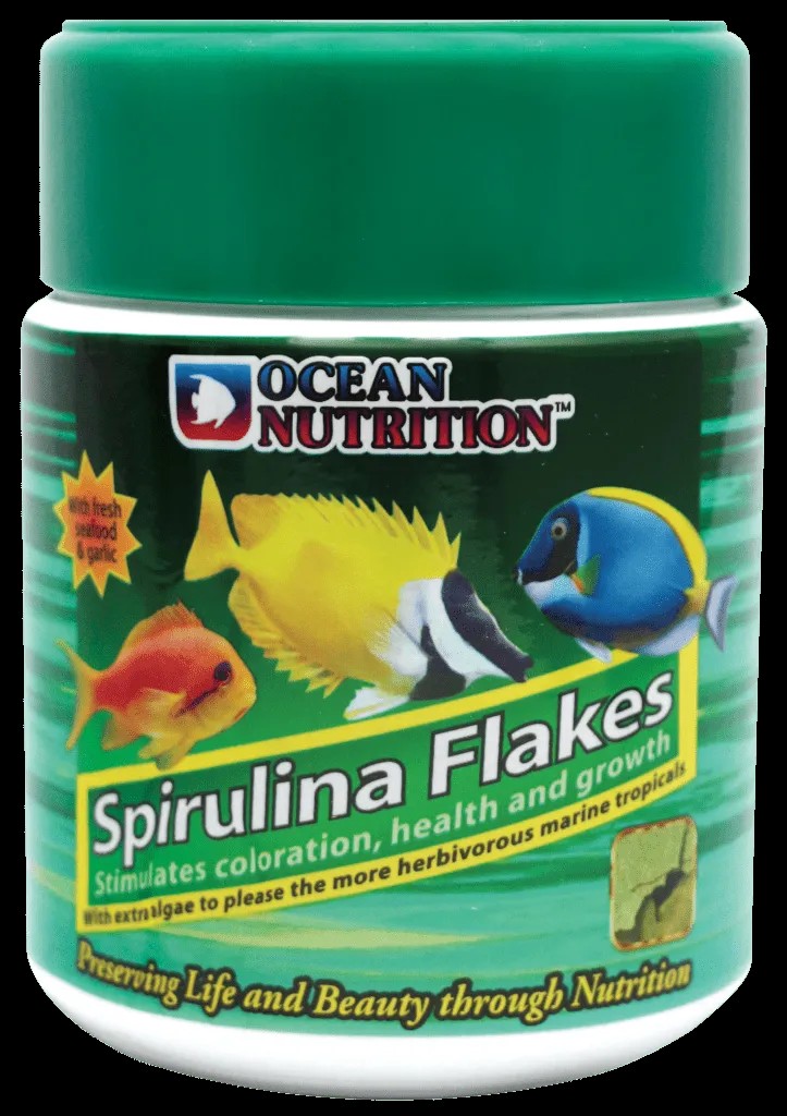 Ocean Nutrition Spirulina Flakes - Mejora Salud y Coloración