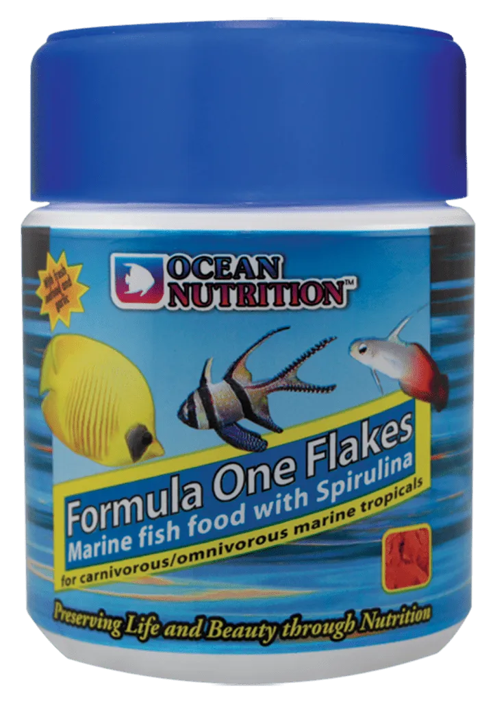 Ocean Nutrition Formula One Marina Flake Foods - Alimento para Peces Tropicales Marinos Carnivoros
