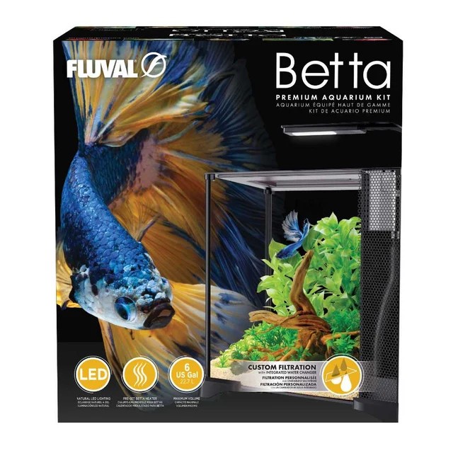 Fluval Betta Aquarium Kit 20 L- Kit de Acuario para Peces Betta