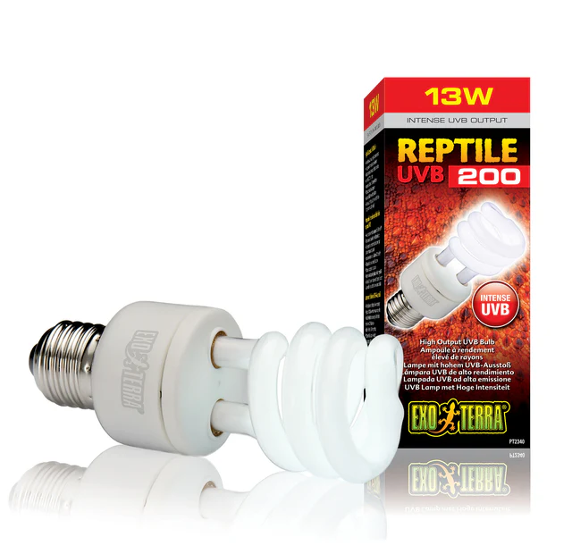 Exo Terra Reptile UVB 200 - Bombilla Bajo Consumo UVB - Imagen 2