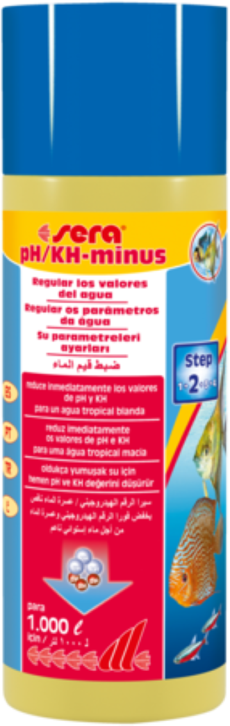 Sera pH/KH-minus - Reduce los Valores de pH y KH
