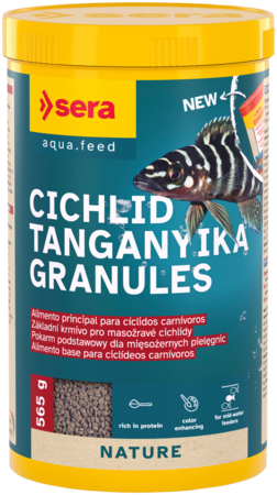 Sera Cichlid Tanganyika Granules - Alimento Principal para Ciclidos Carnivoros