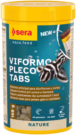 Sera Viformo Pleco Tabs - Pastillas Alimenticias para Loricaridos