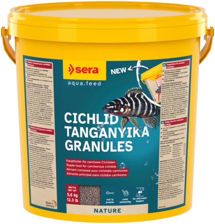 Sera Cichlid Tanganyika Granules - Alimento Principal para Ciclidos Carnivoros - Imagen 3