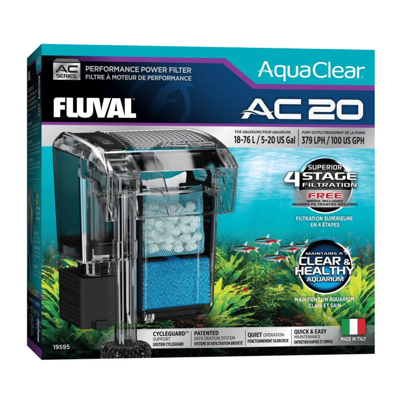 Fluval Mochila Aquaclear - Sistema de Refiltración Acuarios